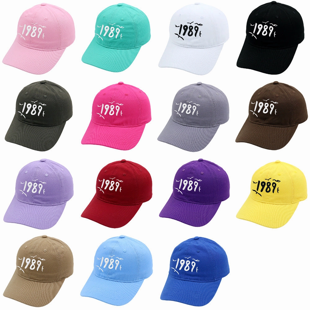 Wholesale 1989 Embroidered Cotton Baseball Caps