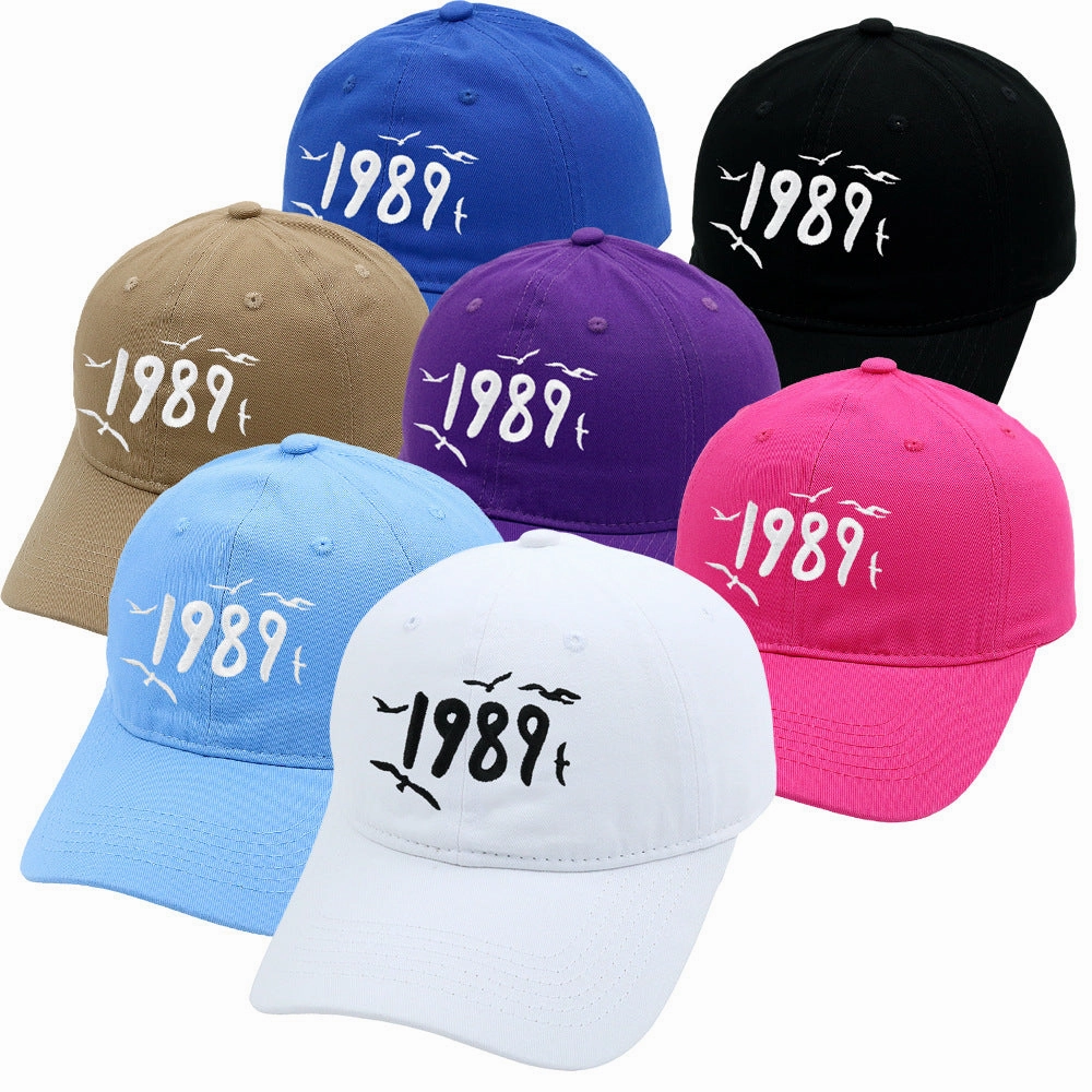 Wholesale 1989 Embroidered Cotton Baseball Caps