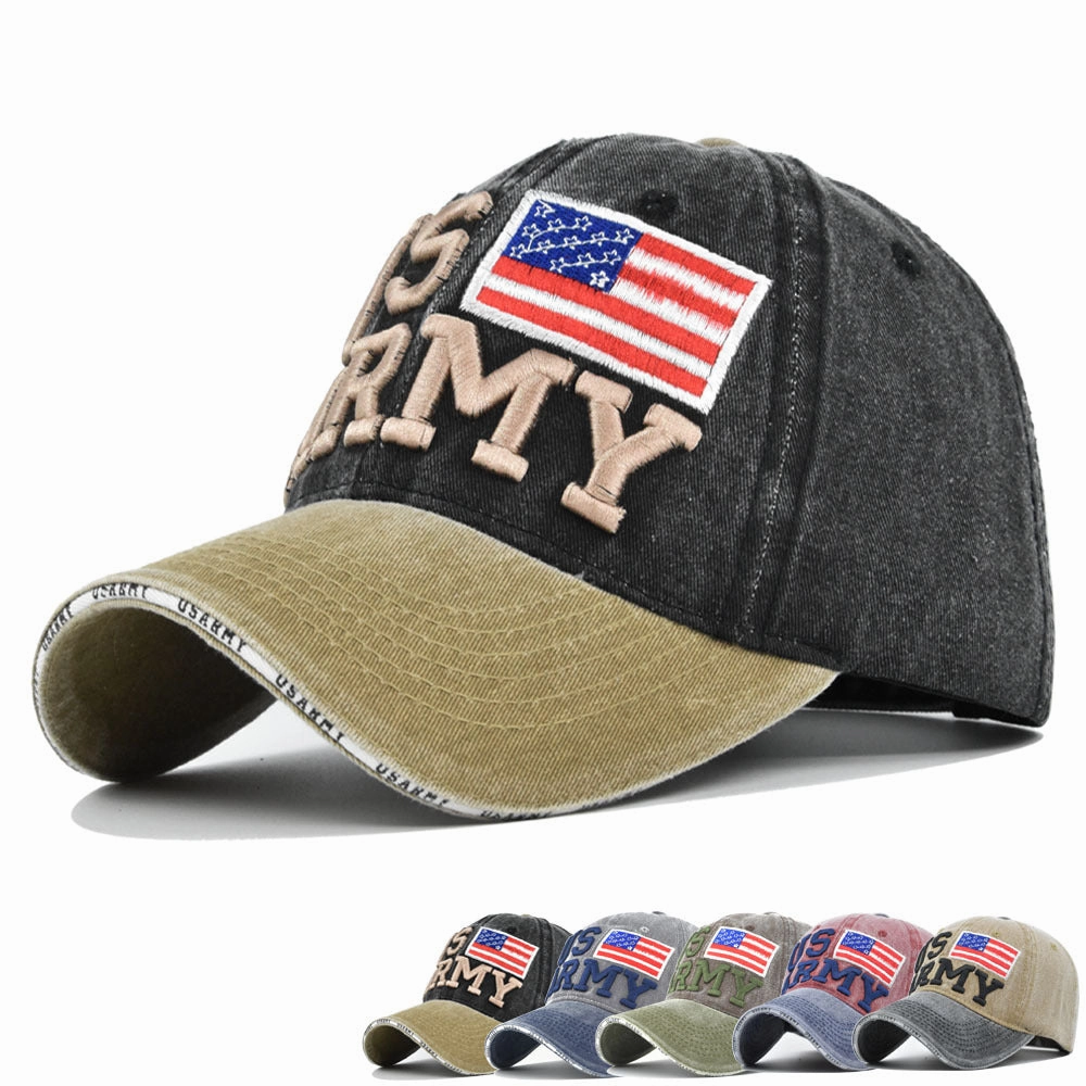 Wholesale 3D Embroidered Letters Cotton Hat