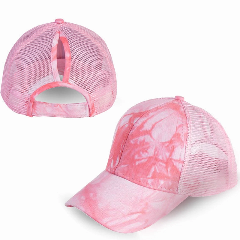 Wholesale Acid Wash Ponytail Baseball Cap