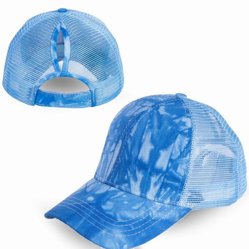 Wholesale Acid Wash Ponytail Baseball Cap