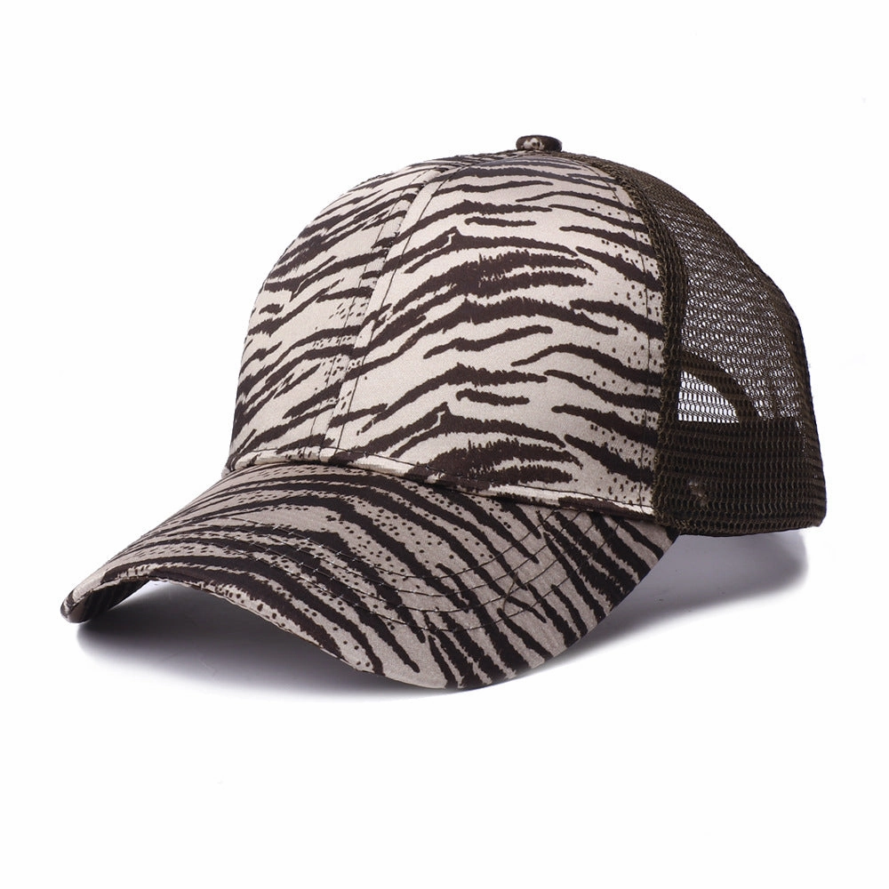 Wholesale Acrylic Boss Recommend Leopard Print Baseball Cap