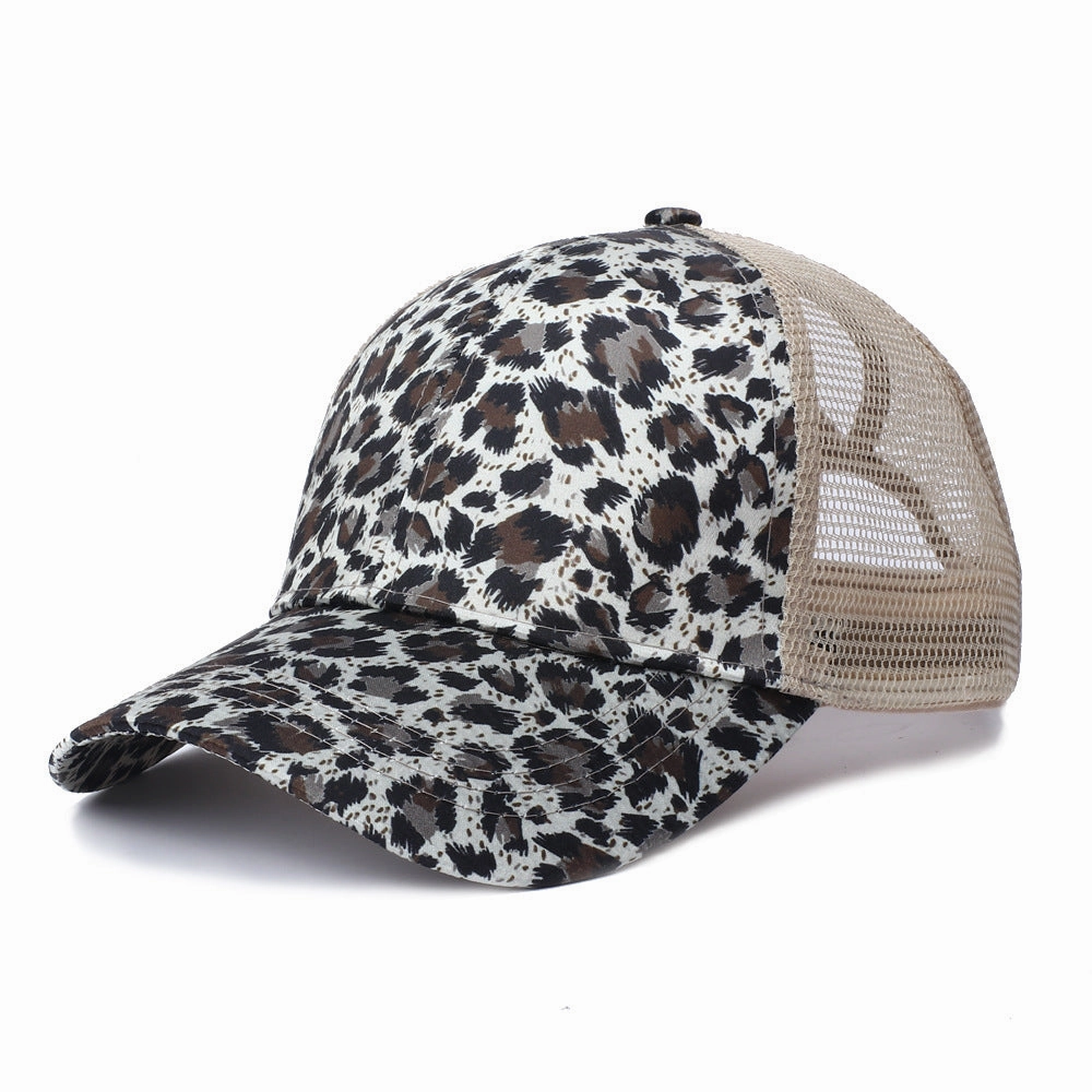 Wholesale Acrylic Boss Recommend Leopard Print Baseball Cap