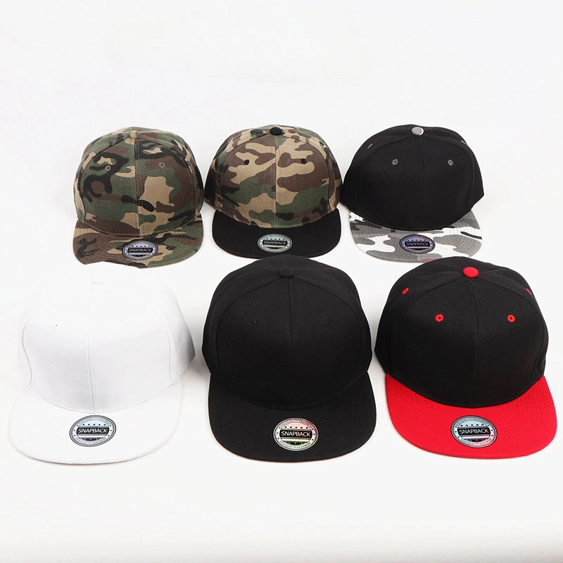 Wholesale Acrylic Camouflage Glossy Board Flat Brim Flat Brim Hat Hip-hop Hat