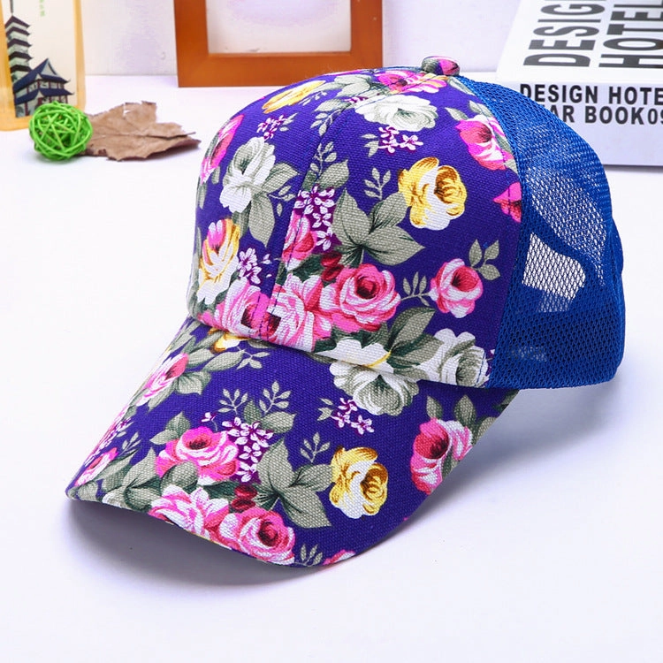 Wholesale Acrylic Fiber Boss Recommended Flower Baseball Cap