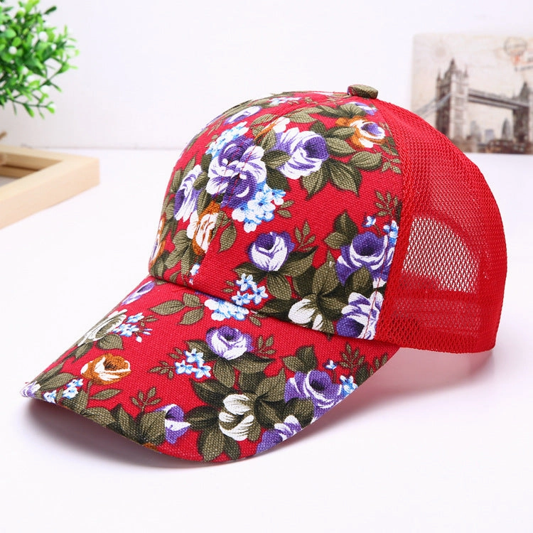Wholesale Acrylic Fiber Boss Recommended Flower Baseball Cap