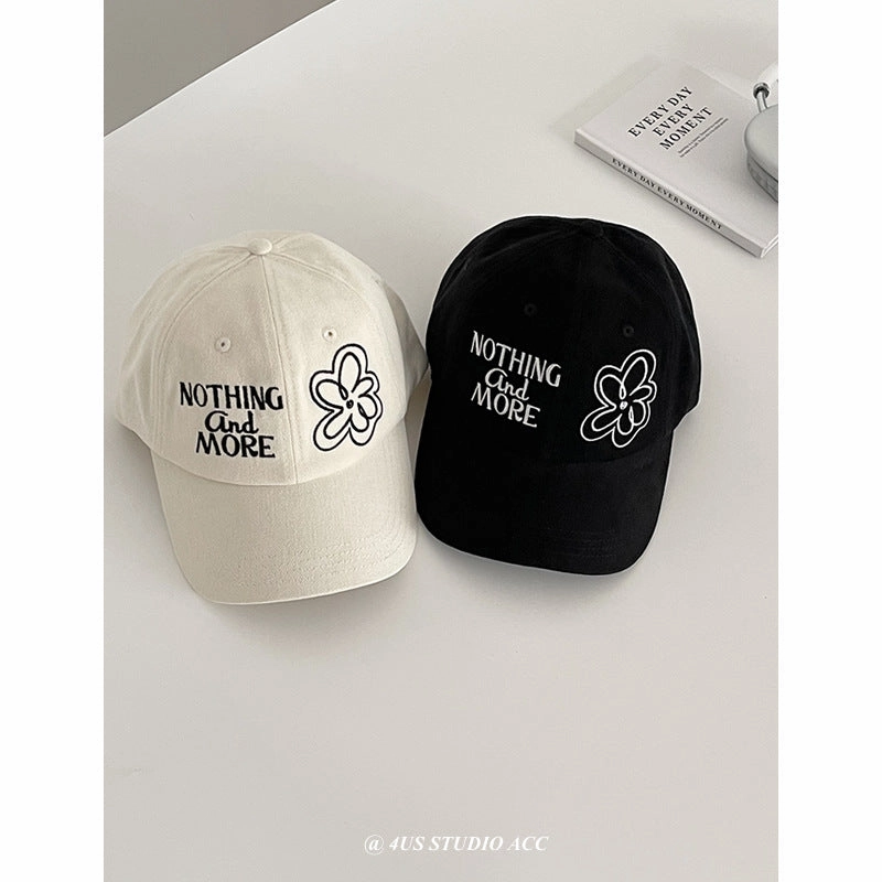 Wholesale Acrylic Flower English Embroidery Baseball Cap