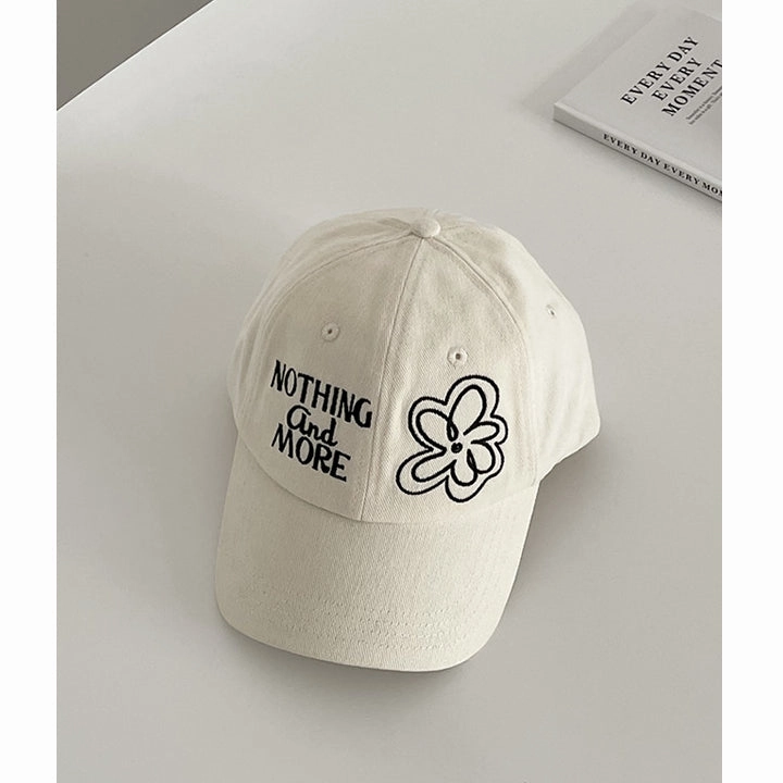Wholesale Acrylic Flower English Embroidery Baseball Cap