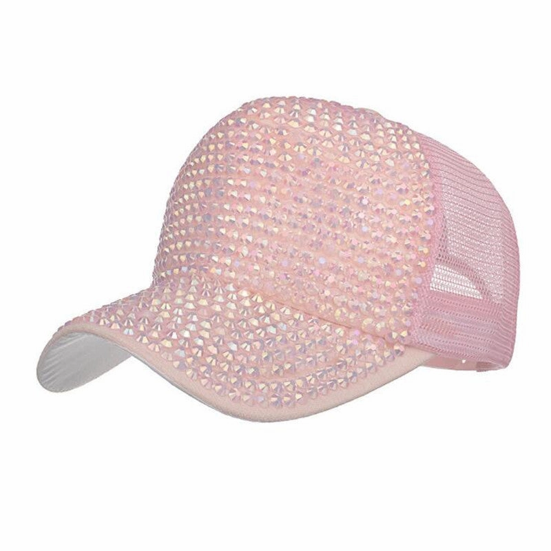 Wholesale Acrylic Full Diamond Baseball Cap