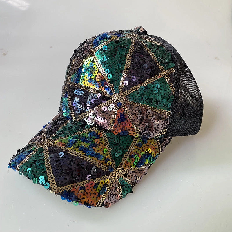 Wholesale Acrylic Sequin Baseball Cap