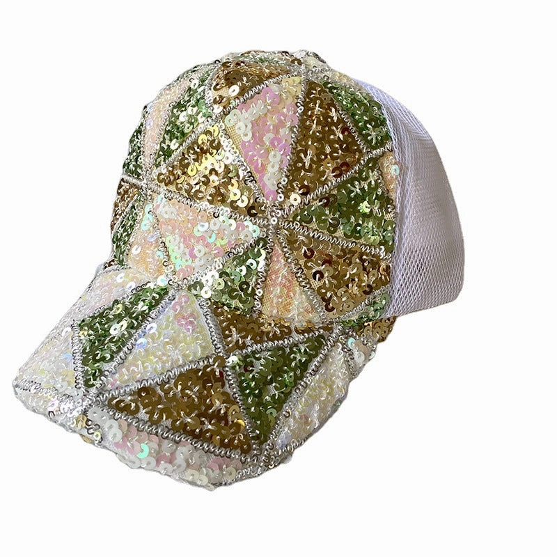 Wholesale Acrylic Sequin Baseball Cap