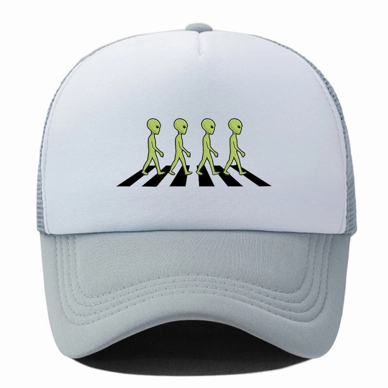 Wholesale Alien Print Sponge Soft Top Breathable Baseball Cap