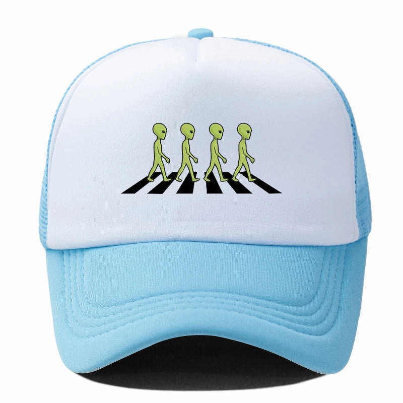 Wholesale Alien Print Sponge Soft Top Breathable Baseball Cap