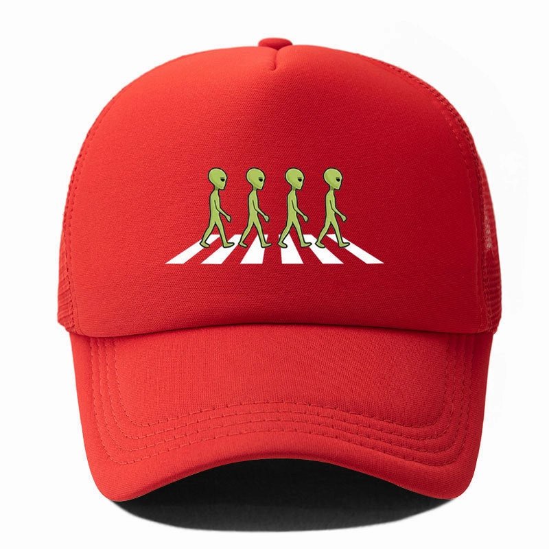 Wholesale Alien Print Sponge Soft Top Breathable Baseball Cap