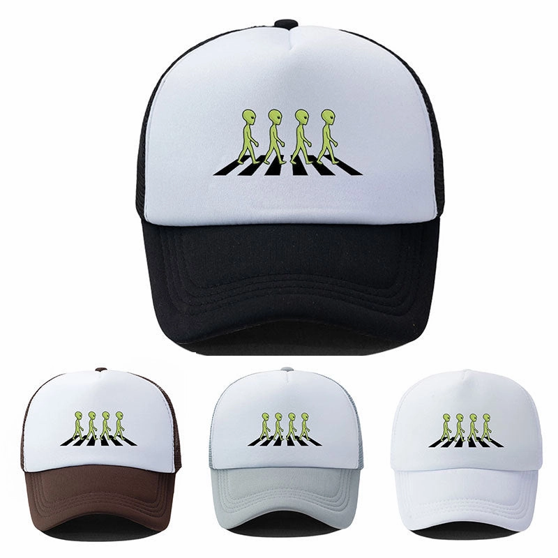 Wholesale Alien Print Sponge Soft Top Breathable Baseball Cap