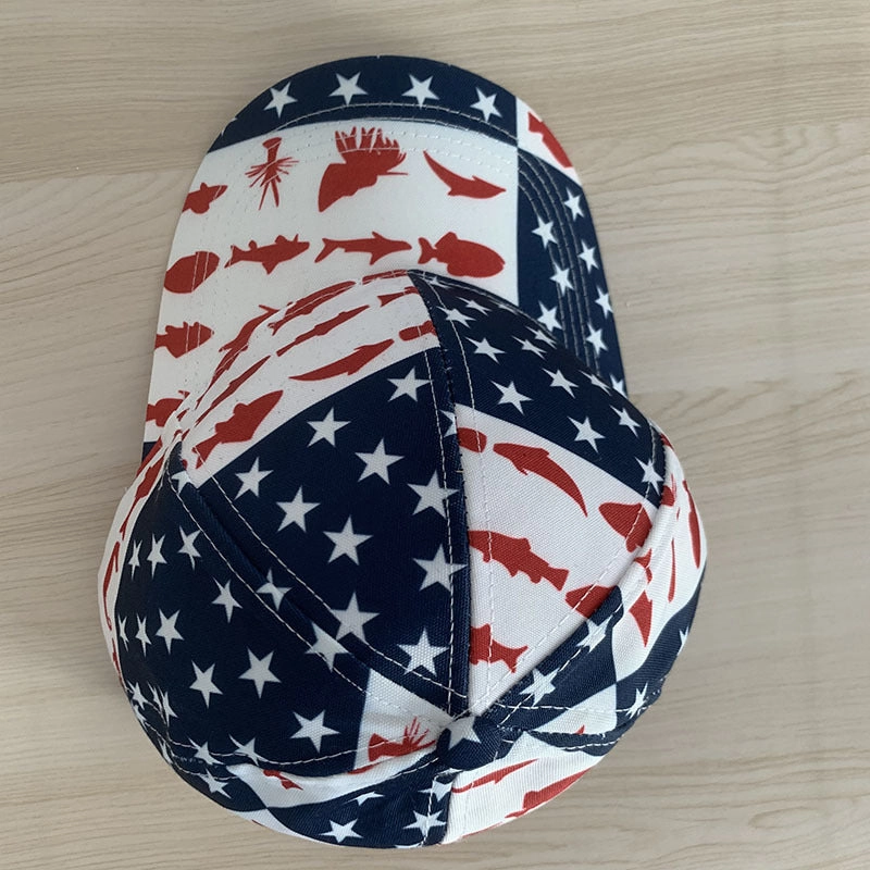 Wholesale American Flag Stars and Stripes Printed Baseball Cap
