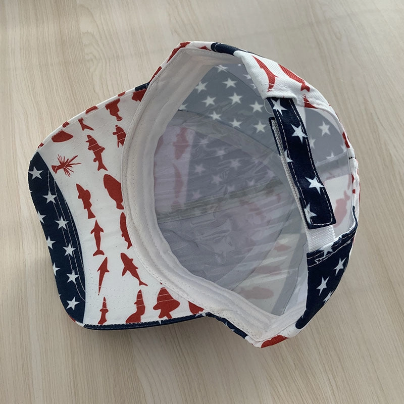 Wholesale American Flag Stars and Stripes Printed Baseball Cap