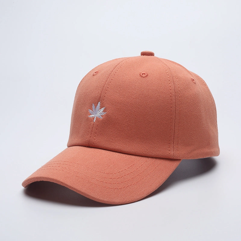 Wholesale Antique Maple Leaf Embroidery Cotton Baseball Cap