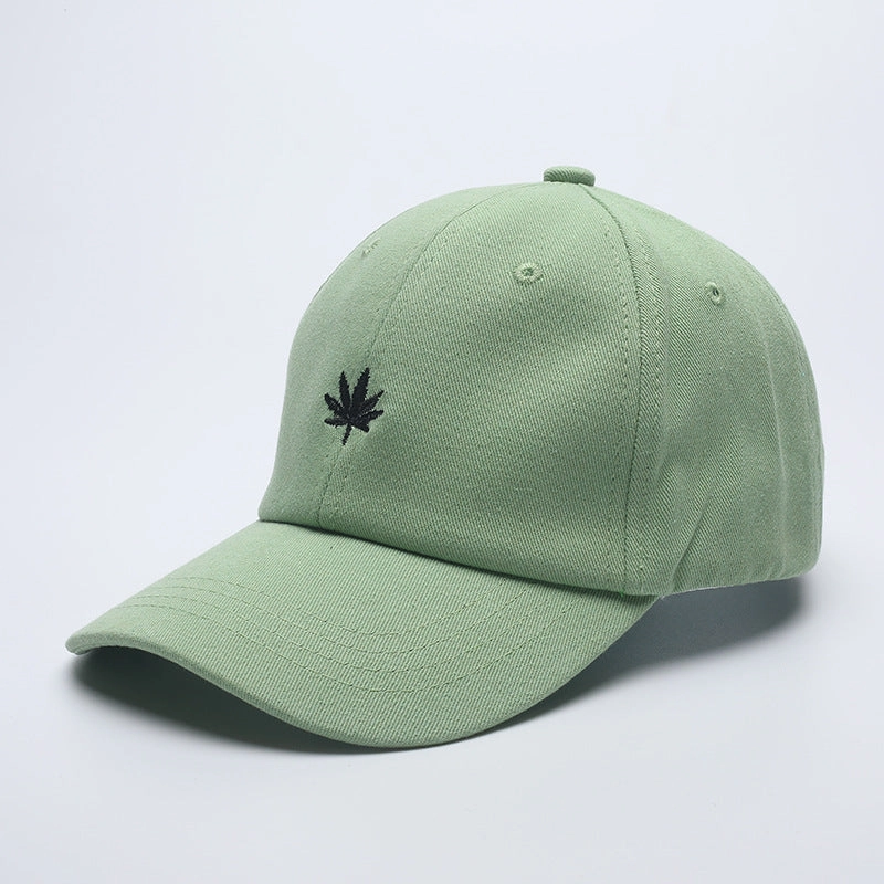 Wholesale Antique Maple Leaf Embroidery Cotton Baseball Cap