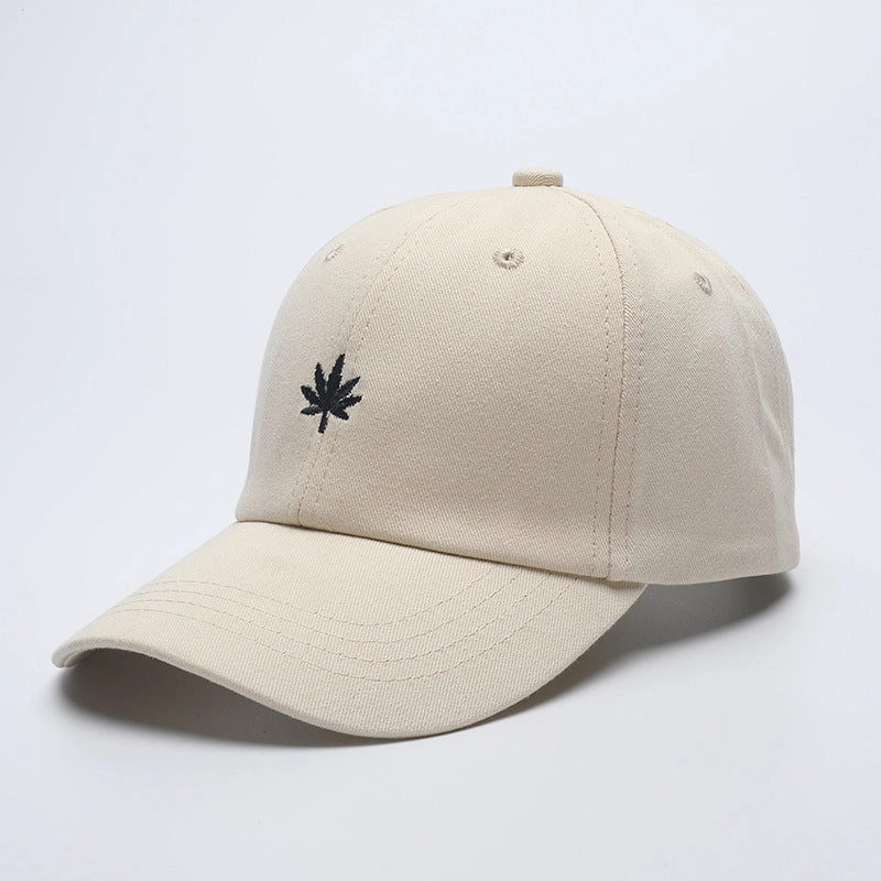 Wholesale Antique Maple Leaf Embroidery Cotton Baseball Cap