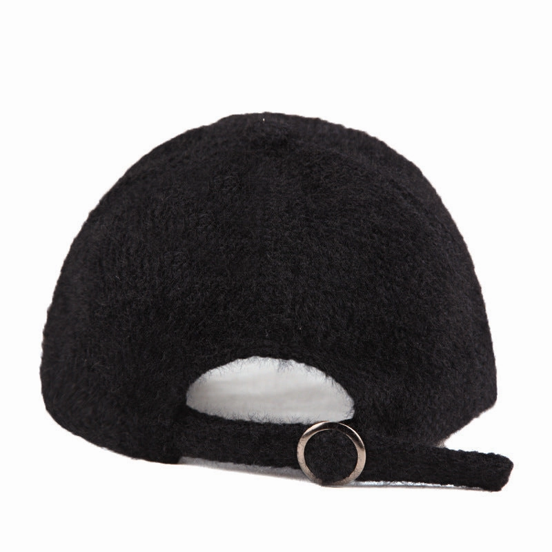 Wholesale Autumn and Winter Diamond Inlaid Mink Down Baseball Caps