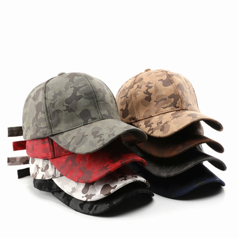 Wholesale Autumn and Winter Thickened Camouflage Light Board Cotton Baseball Cap