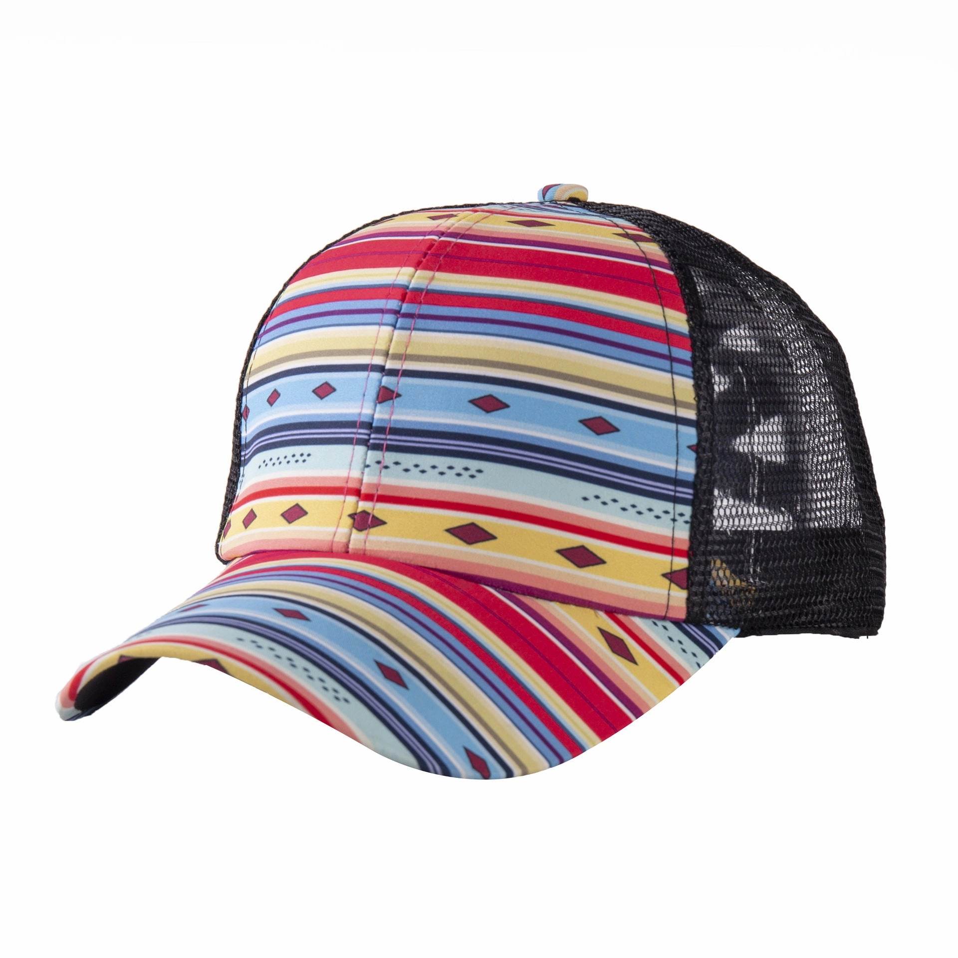 Wholesale Black and Red Checkered Cotton Baseball Caps