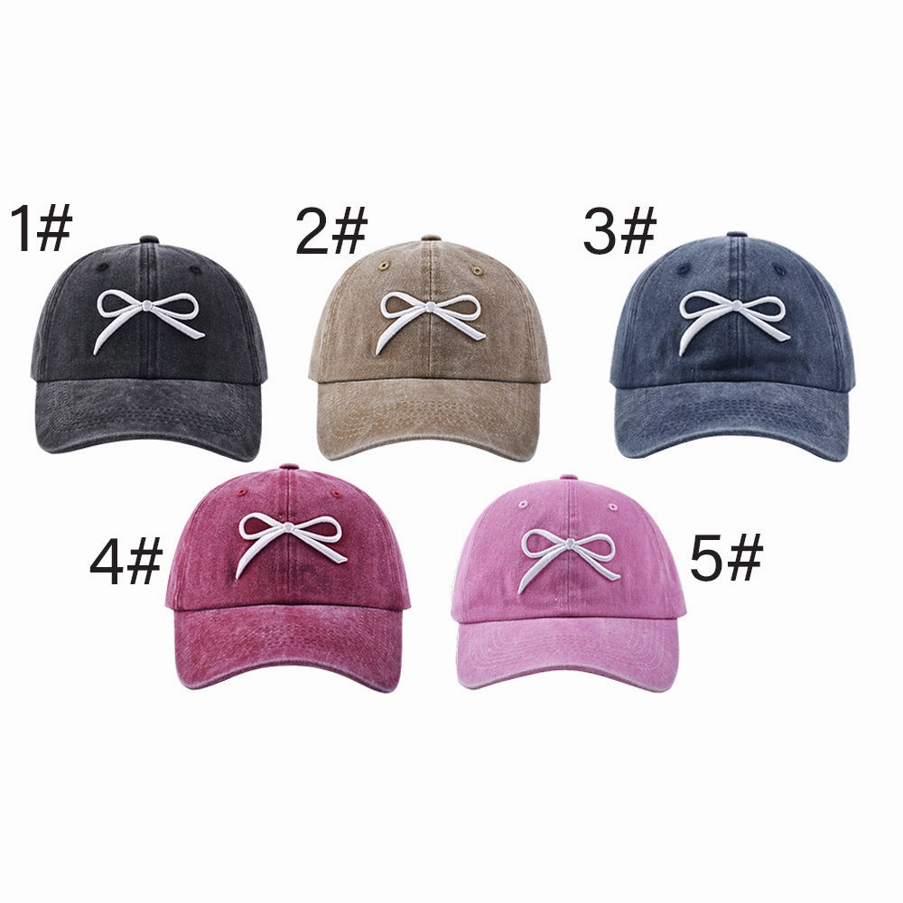 Wholesale Bow Embroidered Baseball Cap