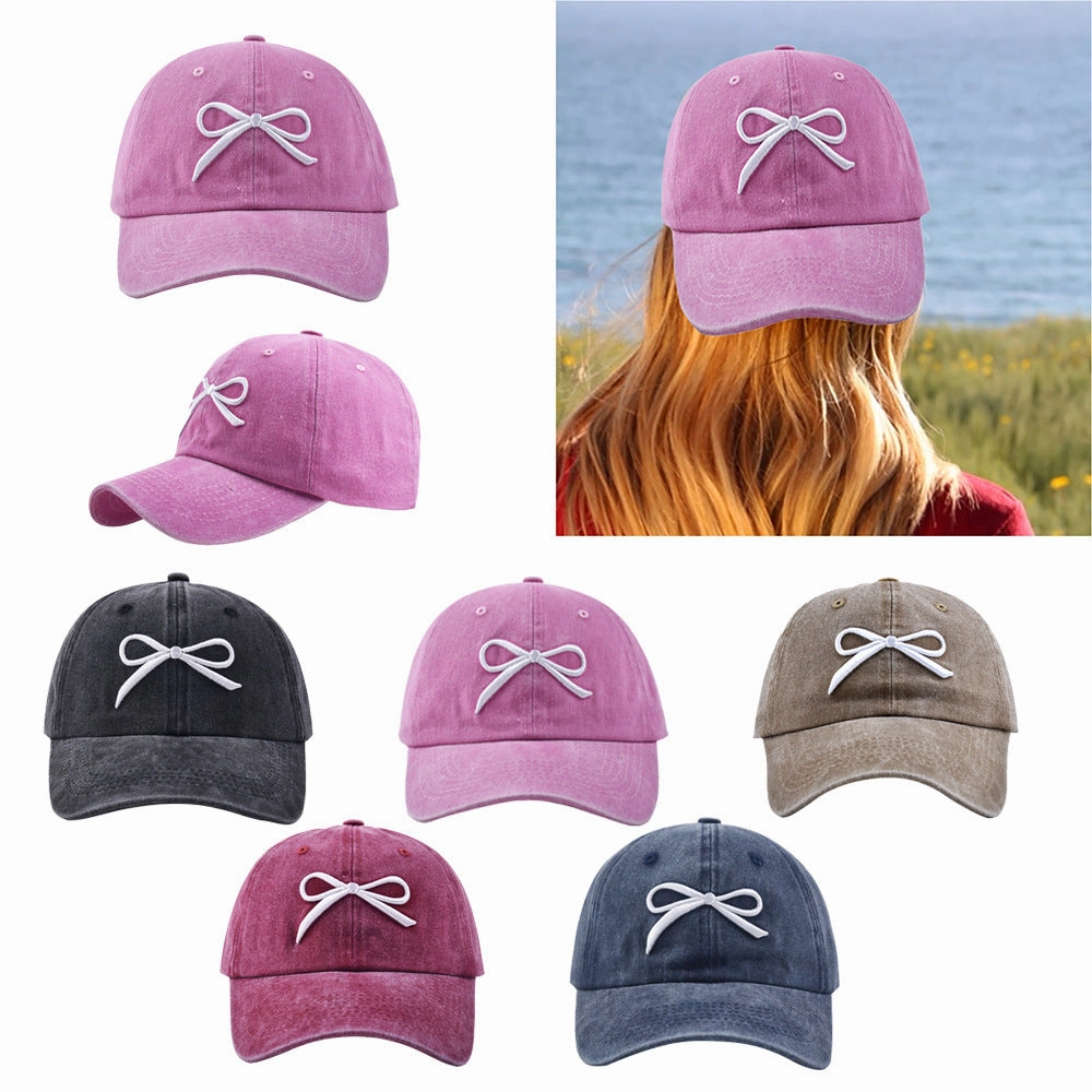 Wholesale Bow Embroidered Baseball Cap