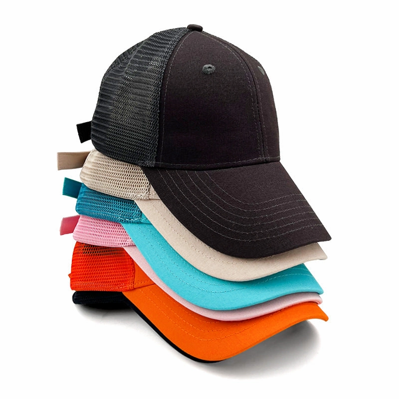 Wholesale Breathable Pure Cotton Net Baseball Caps