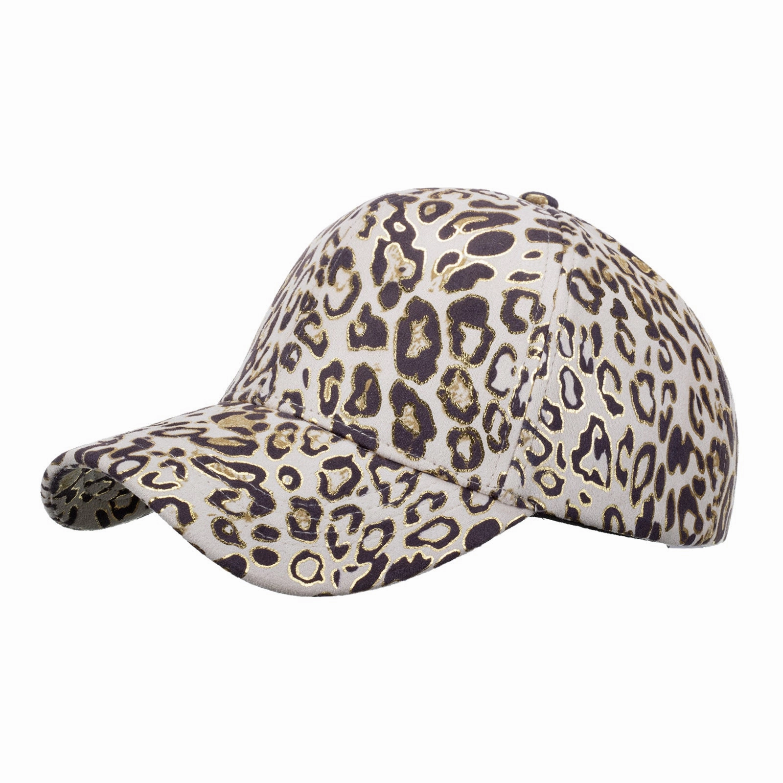 Wholesale Bronzing Leopard Nylon Baseball Cap