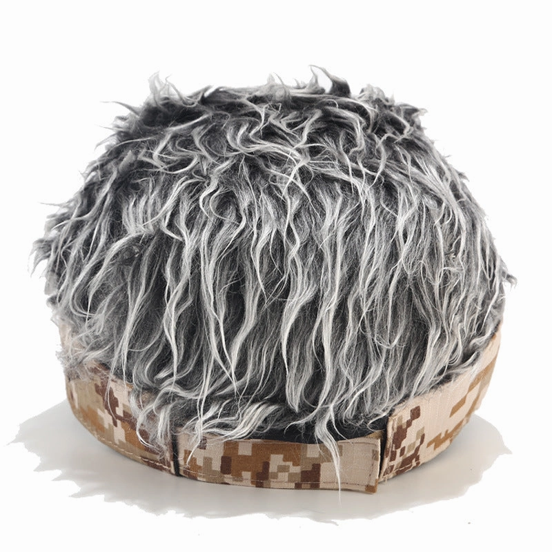 Wholesale Camo Wig Cotton Baseball Cap