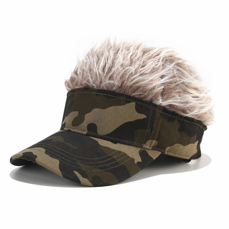 Wholesale Camo Wig Cotton Baseball Cap