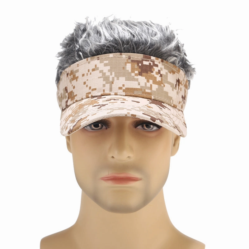 Wholesale Camo Wig Cotton Baseball Cap