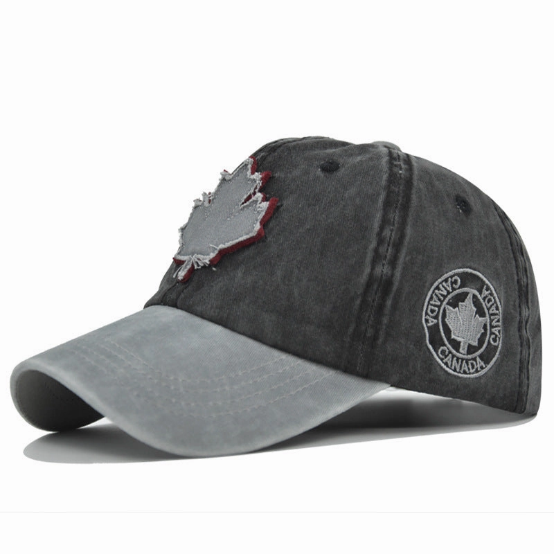 Wholesale Canada Maple Leaf Embroidery Cotton Hat