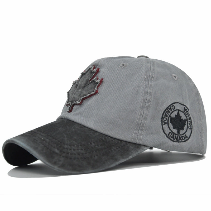 Wholesale Canada Maple Leaf Embroidery Cotton Hat