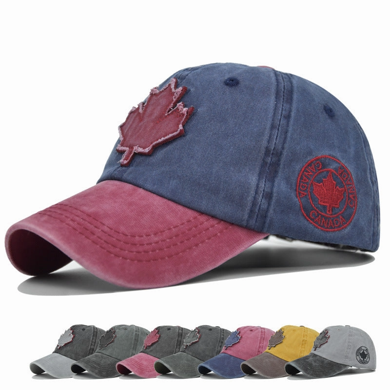 Wholesale Canada Maple Leaf Embroidery Cotton Hat