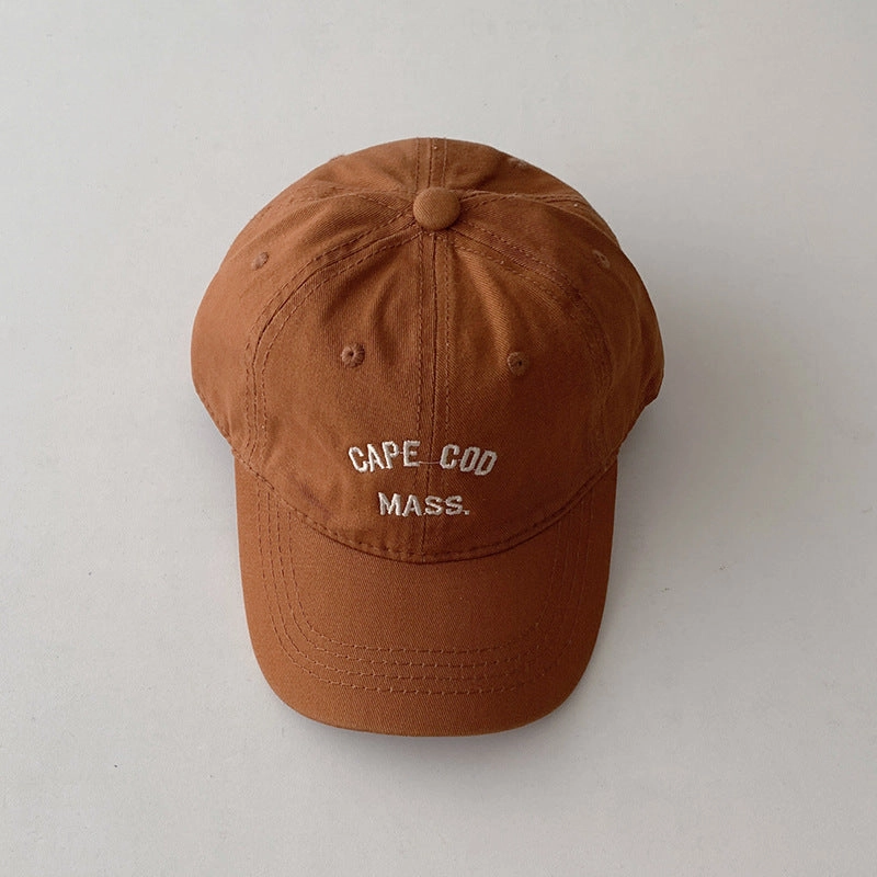 Wholesale Children's Sunshade and Sunscreen Pure Cotton Baseball Cap
