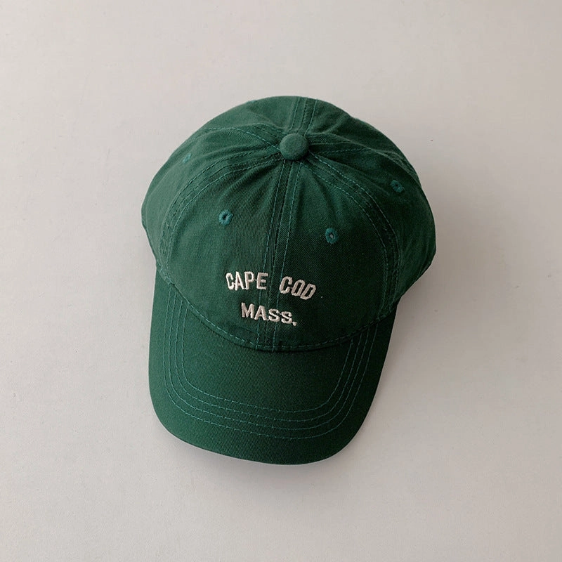Wholesale Children's Sunshade and Sunscreen Pure Cotton Baseball Cap