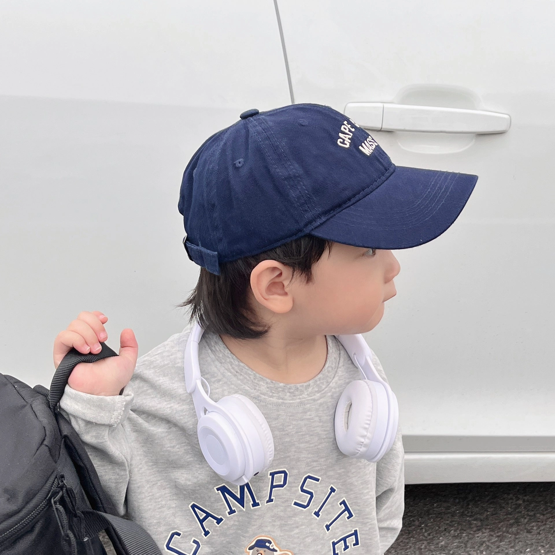 Wholesale Children's Sunshade and Sunscreen Pure Cotton Baseball Cap