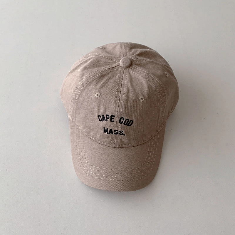 Wholesale Children's Sunshade and Sunscreen Pure Cotton Baseball Cap