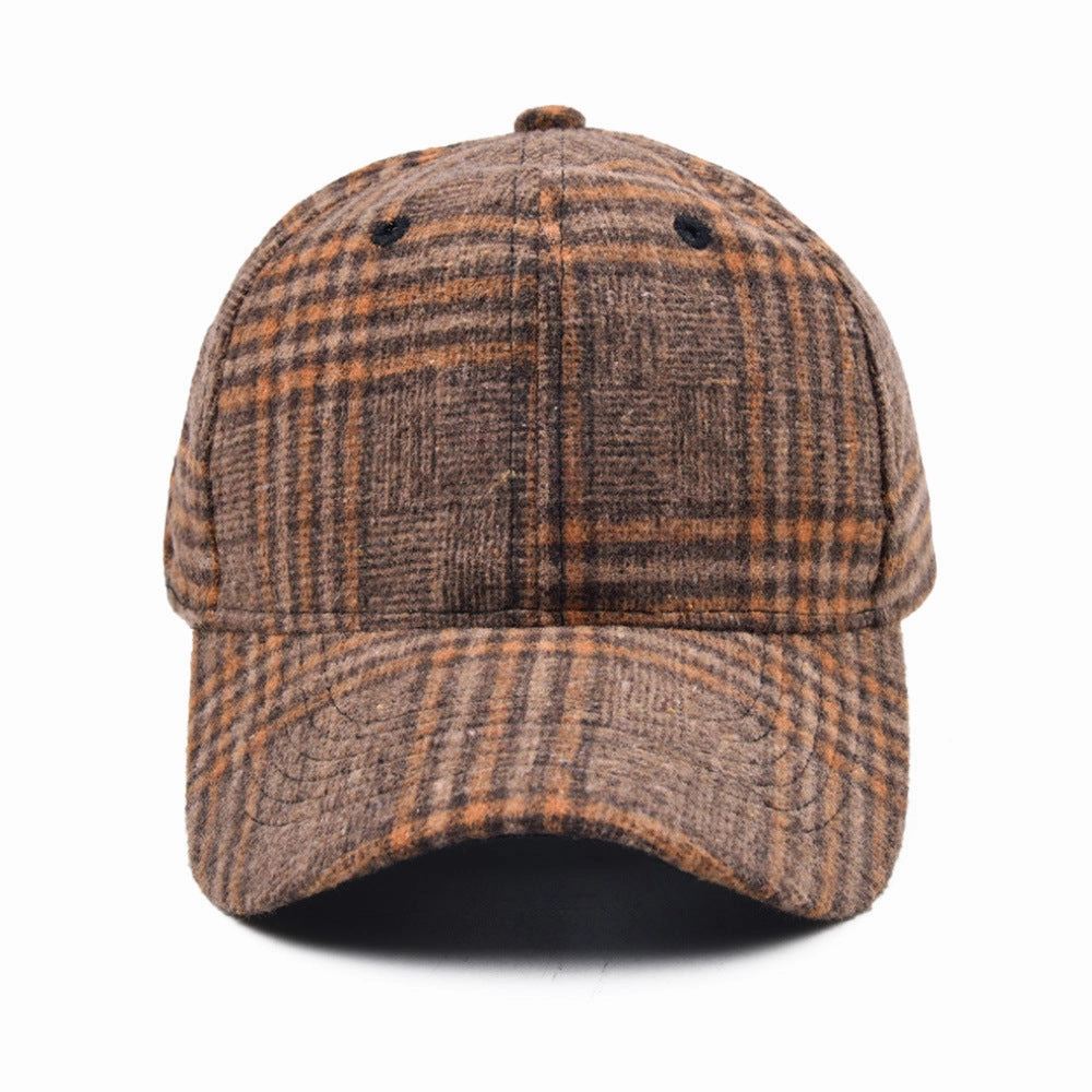 Wholesale Christmas Plaid Baseball Caps