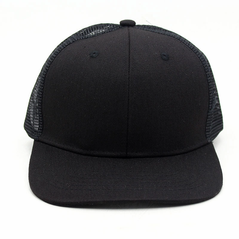 Wholesale Color Block Hip Hop Flat Brim Sunscreen Mesh Cotton Baseball Cap