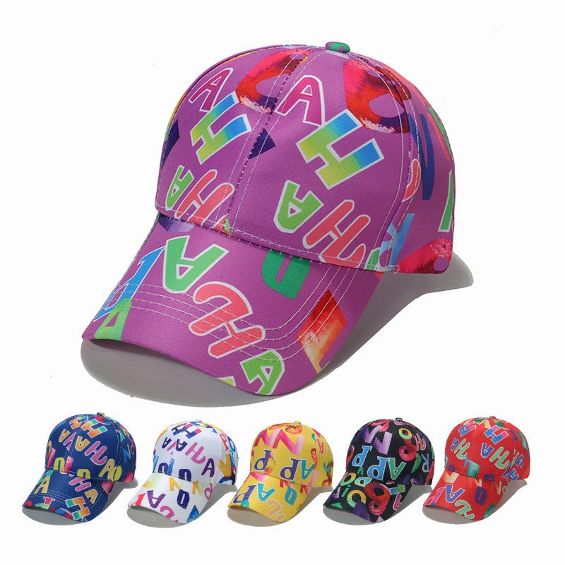 Wholesale Colorful Letter Polyester Baseball Cap