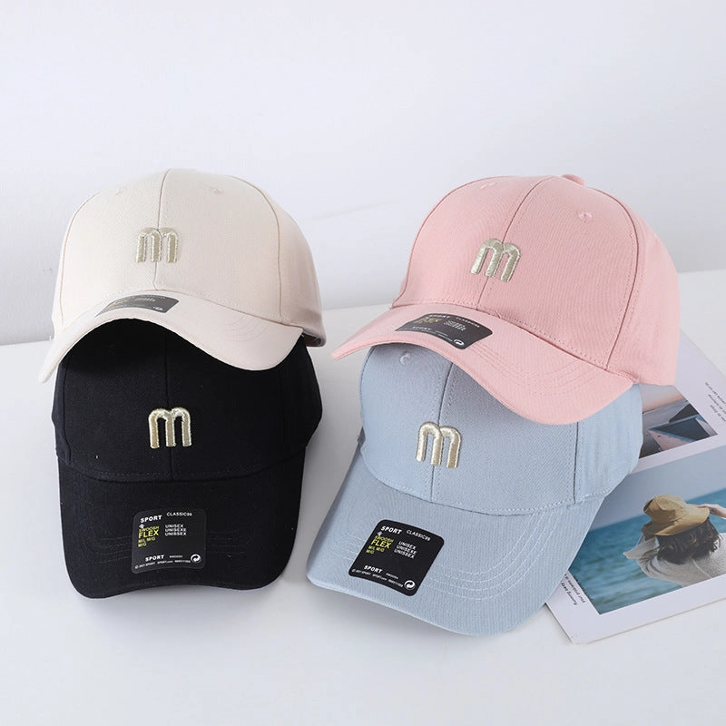 Wholesale Cotton Alphabet Visor Cross Baseball Cap