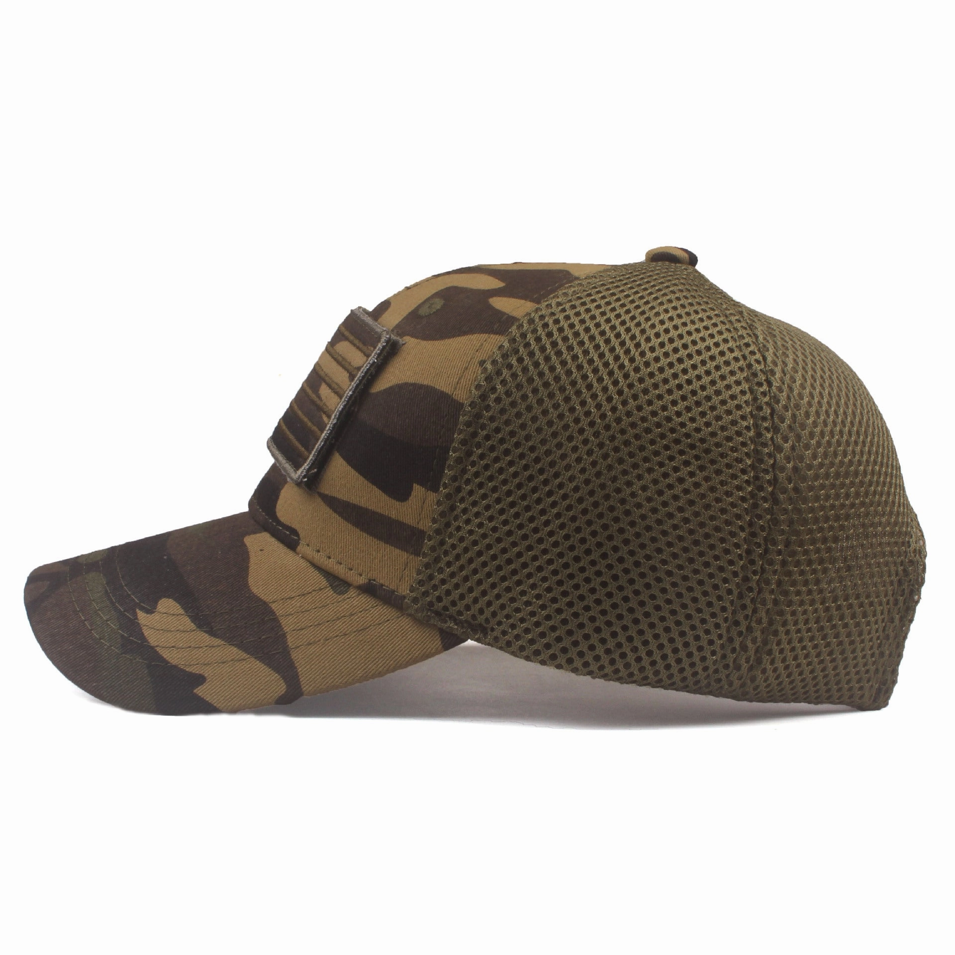 Wholesale Cotton American Flag Sunscreen Sports Velcro Baseball Cap