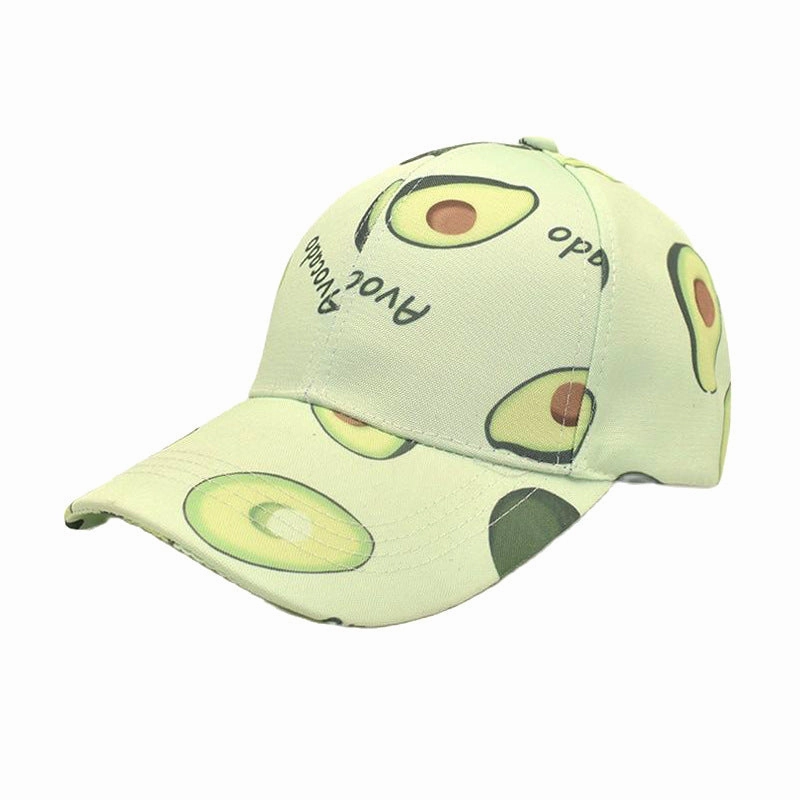 Wholesale Cotton Avocado Print Baseball Cap