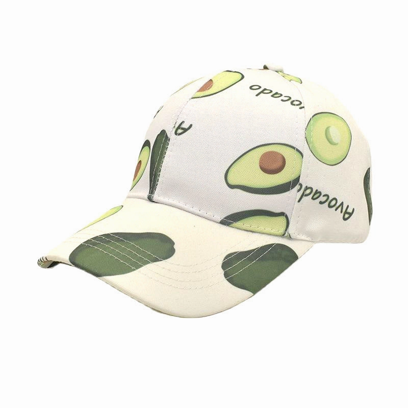 Wholesale Cotton Avocado Print Baseball Cap