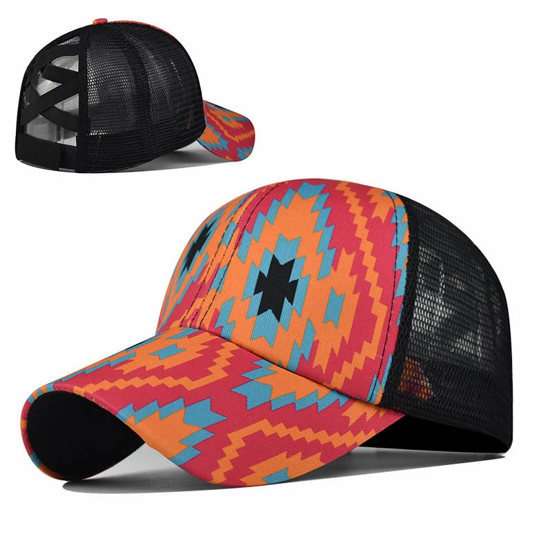 Wholesale Cotton Aztec Printed Baseball Caps