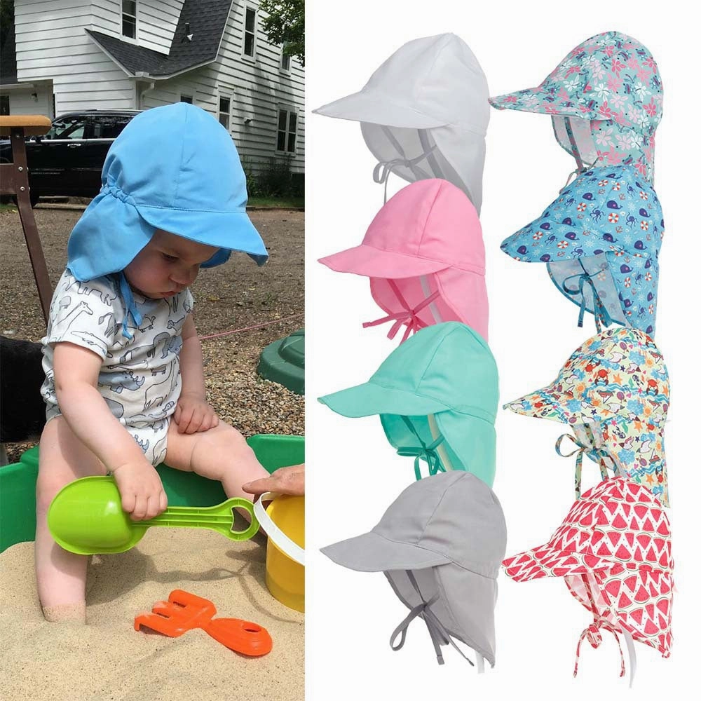 Wholesale Cotton Breathable Mesh Baby Sun Hat